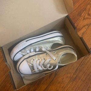 Kids Golden Converse All Star